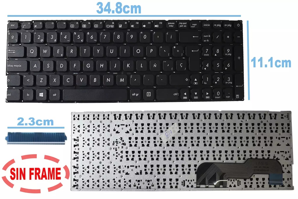 Teclado Asus Vivobook X541 / R541 / A541 / X541UV