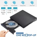 Unidad Cd Dvd Externa Usb 3.0 Alta Velocidad Portátil Lector
