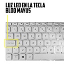 TECLADO ASUS X412 X412F X412FA X412U X412UB X412UA X412D X412 S412 D412 PLATEADO
