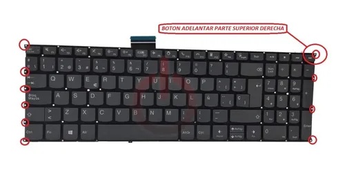 TECLADO LENOVO IDEADAD 5-15IIL05 15ARE05 15ITL05 5-15ALC05