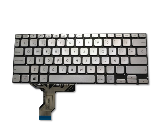 TECLADO ASUS X420 X420f X420u A420f A420 PLATEADO