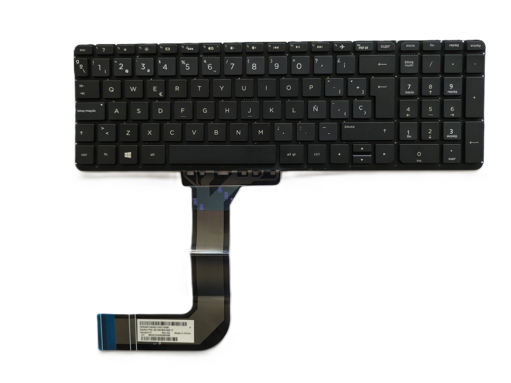 TECLADO PORTATIL HP 15-P 15-V 15-F 15-K 15-Z 17-K 15-P007NO 15-P010LA 15-P004LA 15-P100 15T-P00 15-P076LA 15-Z 17-F000