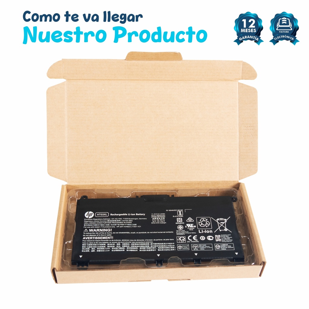 BATERIA HP HT03XL HT03 TF03 TF03XL 240 G7 14-CK 14-CE0014TU ORIGINAL