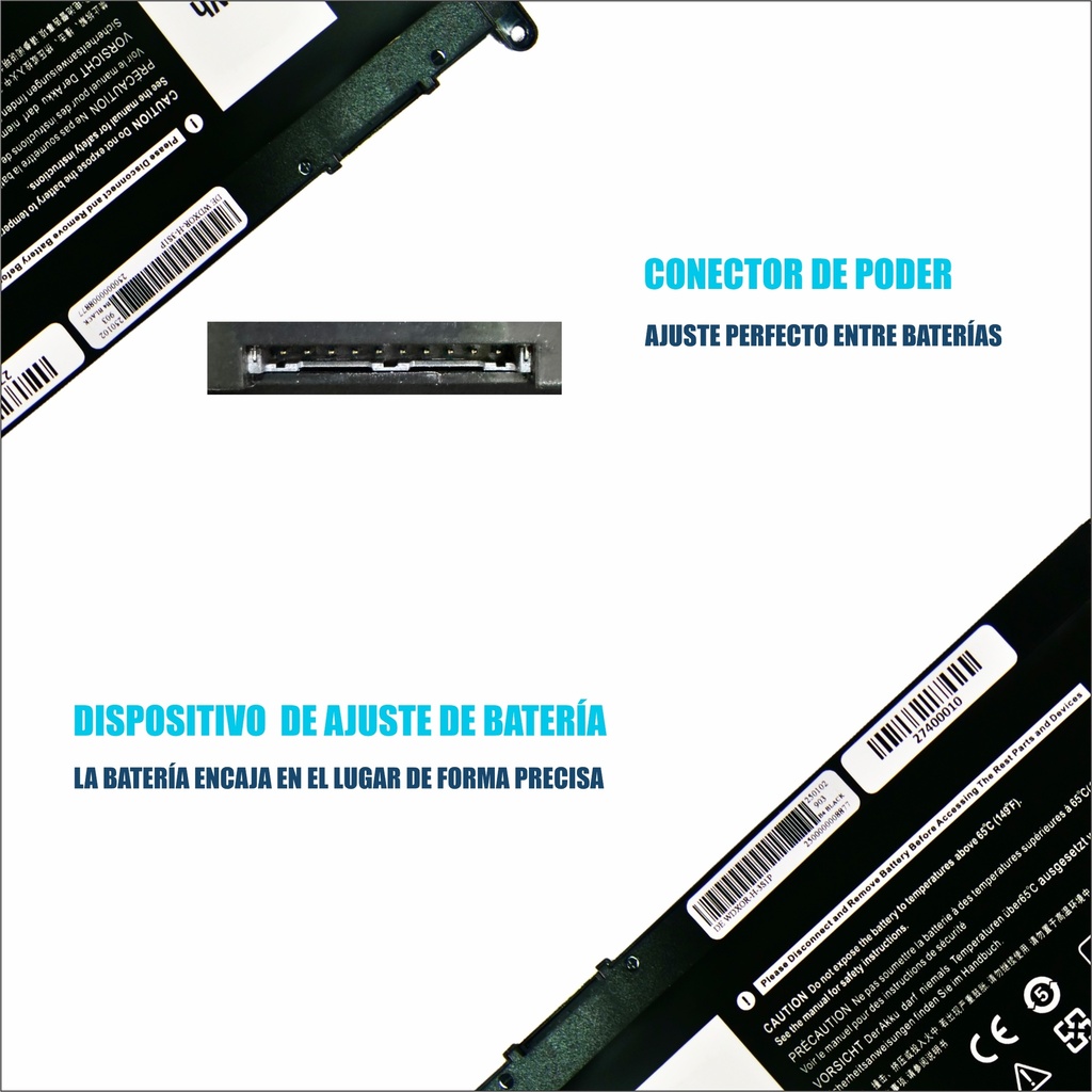 Batería DELL WDX0R T2JX4 p61f001 5565 5567 5568 5578 5378 5368 5379