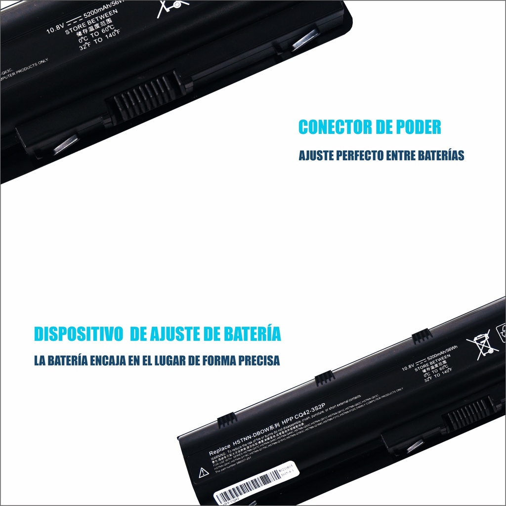 Batería Hp 1000 / Compaq G4 / cq43 / cq43 / C56 Hp / 240 G1 / cq42/MU06