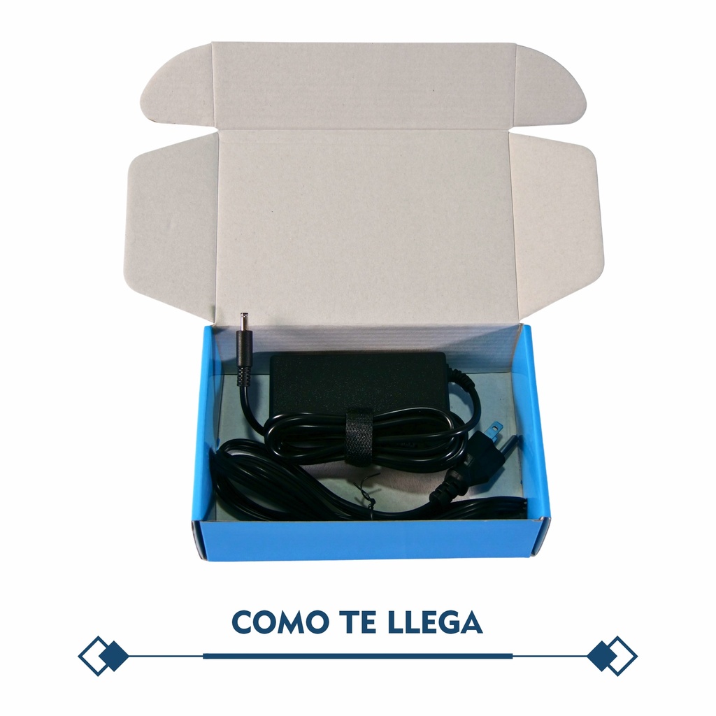 CARGADOR PORTATIL DELL 19.5V 3.34 AMP 4.5*3.0MM ORIGINAL