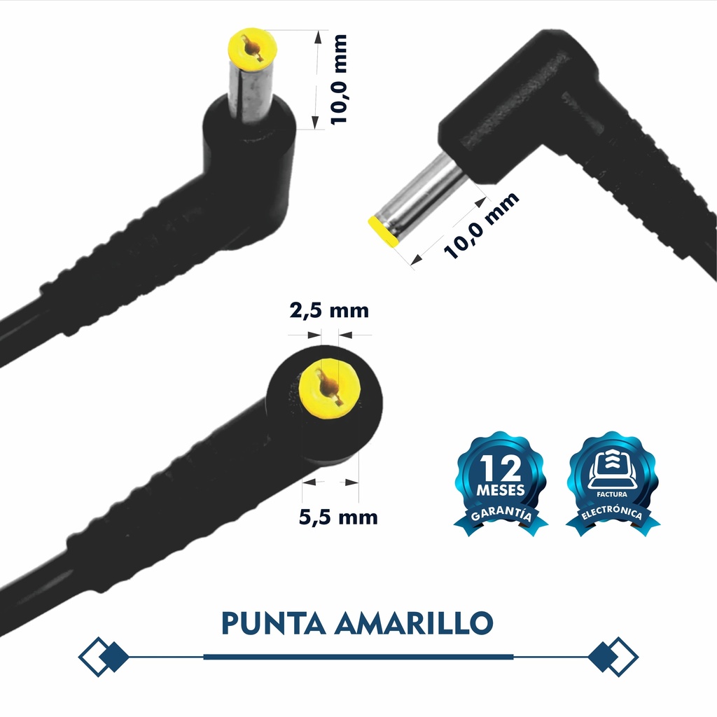 CARGADOR PORTATIL LENOVO 20V 3.25 AMP 5.5*2.5MM HOMOLOGADO