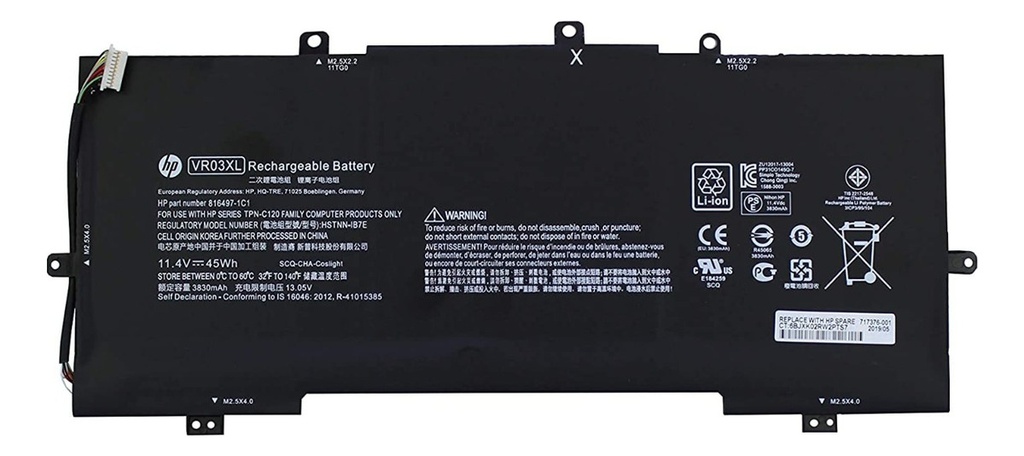 BATERIA PORTATIL COMPATIBLE HP VR03XL ENVY 13-D104TU 13-D103TU