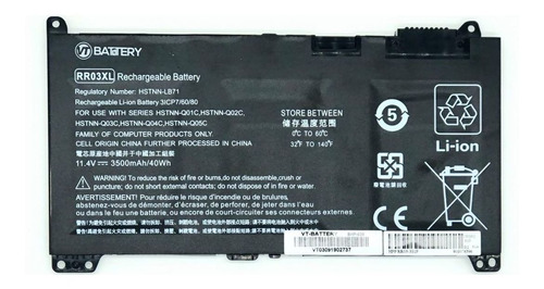 Batería HP RR03/RR03XL PROBOOk 430 440 450 455 470 G4