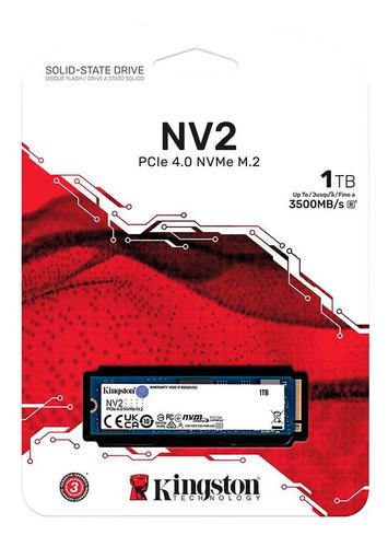 SSD M.2 NVME 1TB KINGSTON NV2 PCIe 4.0 M.2