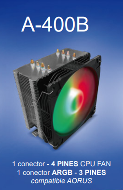 COOLER POWER GROUP RGB A-400B