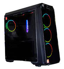 CPU JANUS T-760 INTEL I5 7500T B.ASUS B150 RAM DDR3 16GB SOLIDO 256GB HHD 1TB RGB VIDRIO