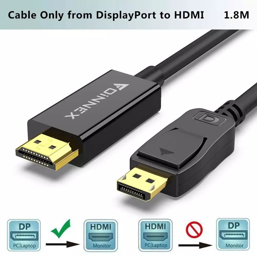 CABLE DISPLAYPORT A HDMI