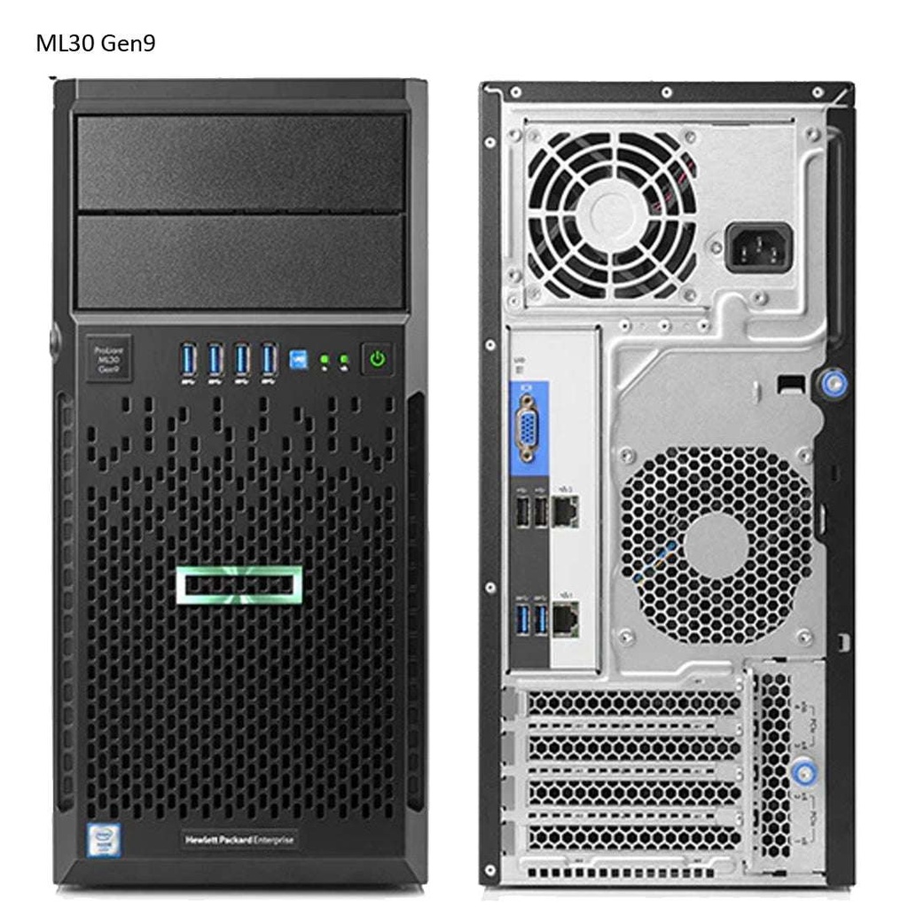 SERVIDOR HP PROLIANT ML30 9GN E3-1220 V5 3.00ghz RAM DDR4 20GB SOLIDO 1TB