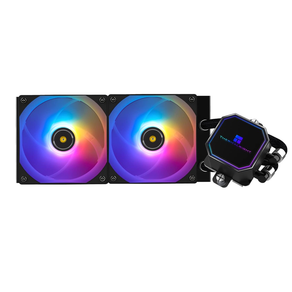Thermalright Frozen Prism 240 Black ARGB Enfriador  para CPU con ventilador ARGB de 4.724 in LGA1700/1150/1151/1200/2011
