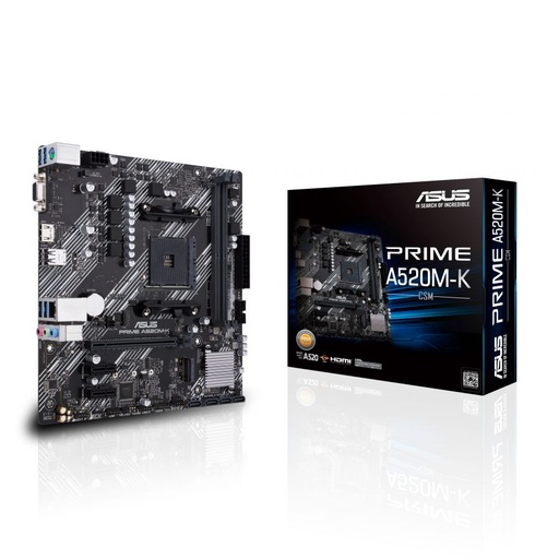 [AP520MK] BOARD ASUS PRIME A520M-K AM4 AM4 AMD