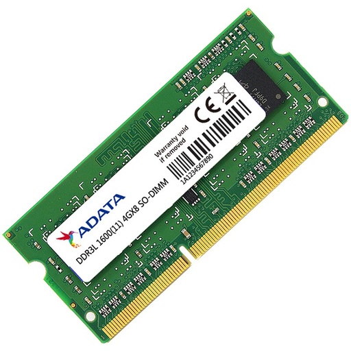[A04024] RAM PORTATIL DDR3 4GB PC3L 1.35V 1600MHZ-12800 ADATA