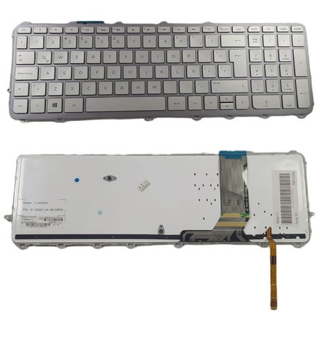 [A05514] TECLADO PORTATIL HP ENVY 15-J / 17-J 15-Q400, 15T-Q400, M6-N100 ESPAÑOL RETRO-ILUMINADO