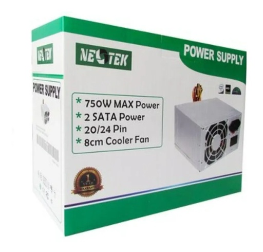 [A22007] FUENTE PODER GENERICA POWER SUPPLY 750W MODELO:0268YOO750W