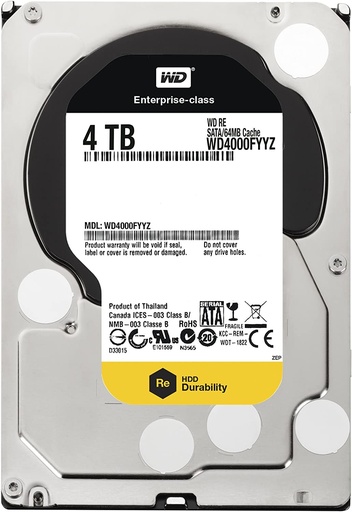 [AW4TB] Disco duro HDD Western Digital - Empresarial 4 TB, SATA III