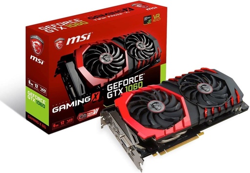 [B00050] TARJETA VIDEO MSI GTX 1060 GDDR5 6GB MODELO: G1060GX6SC