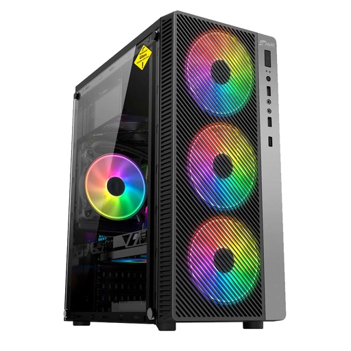 [JX100] CHASIS JYR GAMER HONOR JX100 4 FAN RGB VIDRIO