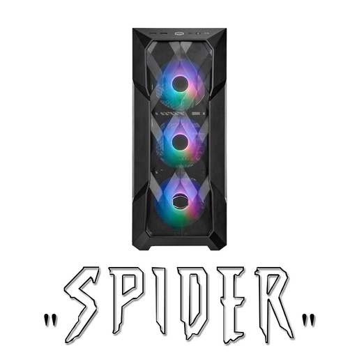 [ENS009] PC SPIDER /TD500 NEGRO/RYZEN 5 5600G/RTX 3070 TI/16GB DDR4/1TB SSD/FUENTE 700W