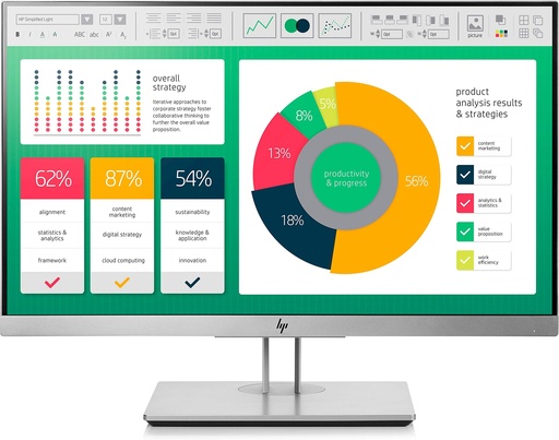 [B00174] MONITOR HP ELITEDISPLAY E223 LED IPS 21.5 PULG
