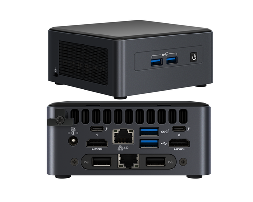 [B00191] CPU INTEL NUC PRO I3 1115G4 4.10GHZ RAM DDR4 8GB NVME 512GB LICENCIA WINDOWS 11 PRO MODELO: NUC11TNH 30L