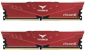 [AVUZ16] KIT RAM (2X8) 16GB DDR4 3200MHZ TEAMGROUP VULCANZ T-FORCE ROJA